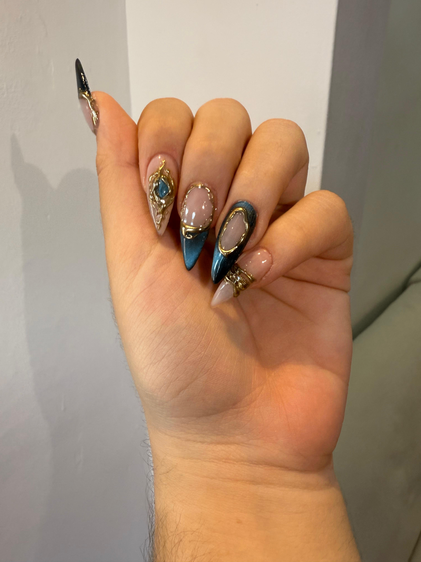 Nail art joyería
